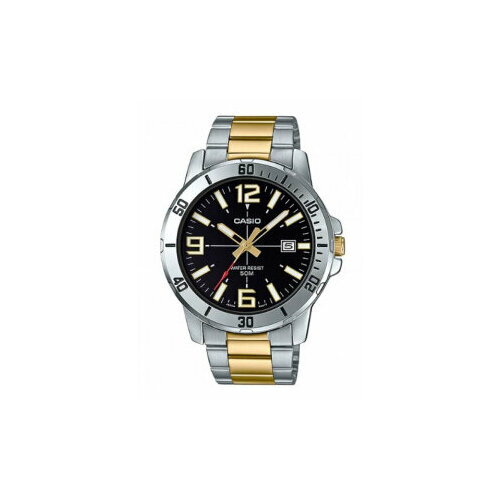 Наручные часы CASIO MTP-VD01SG-1B, серебряный casio collection mtp e145d 1b