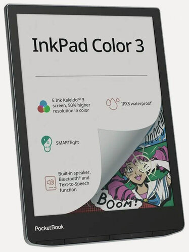Изображение товара Электронная книга PocketBook 743K3 InkPad Color 3 Stormy Sea (PB743K3-1-WW)