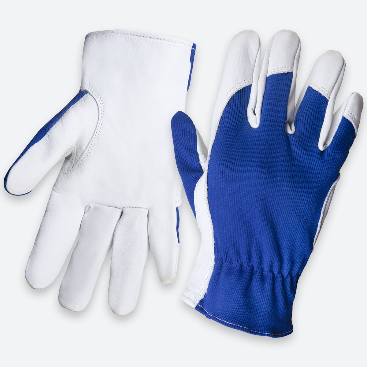 Защитные рабочие перчатки JLE321(L) Locksmith из кожи класса А и хлопка со свободной манжетой, - 1 пара