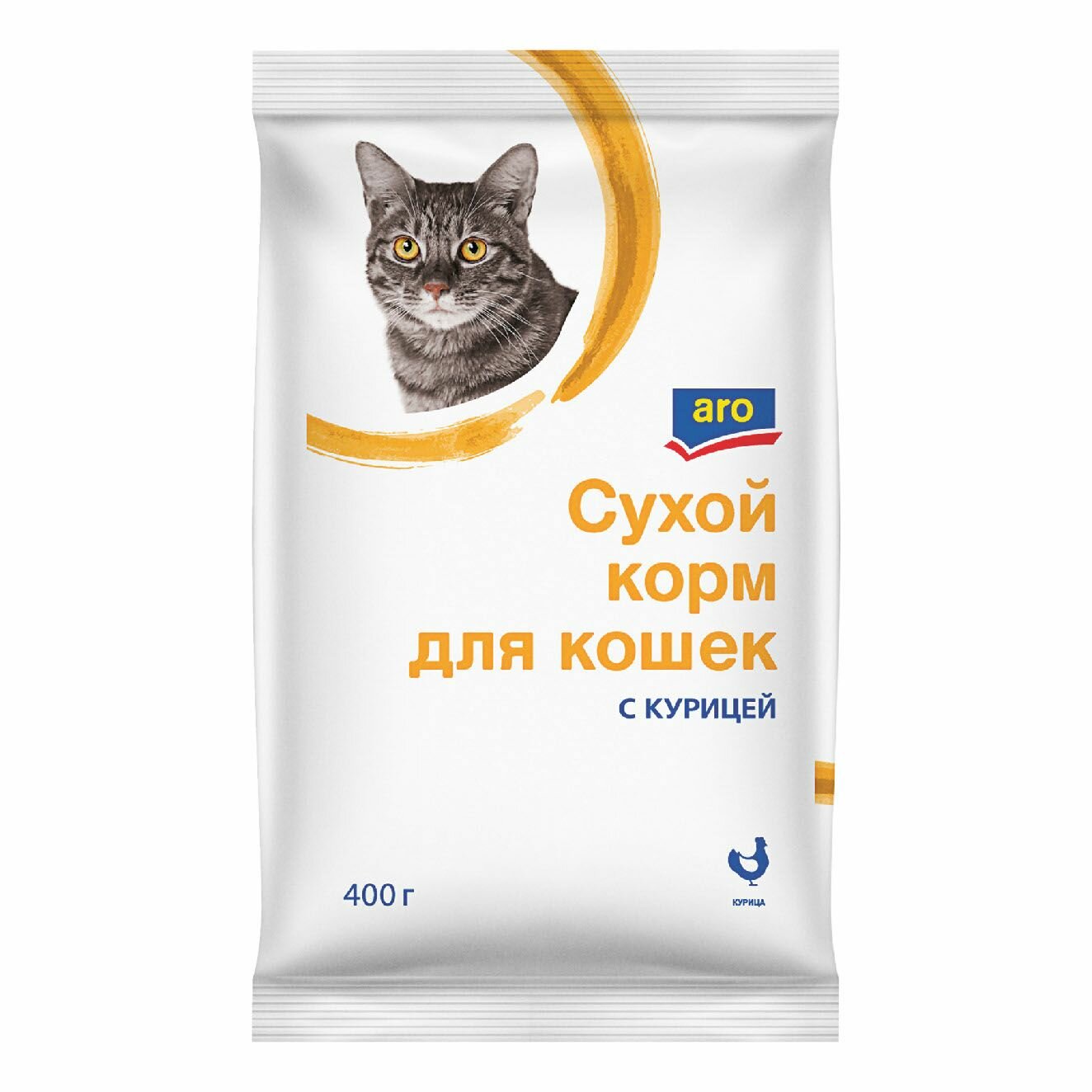 Сухой корм Aro с курицей для кошек 400 г