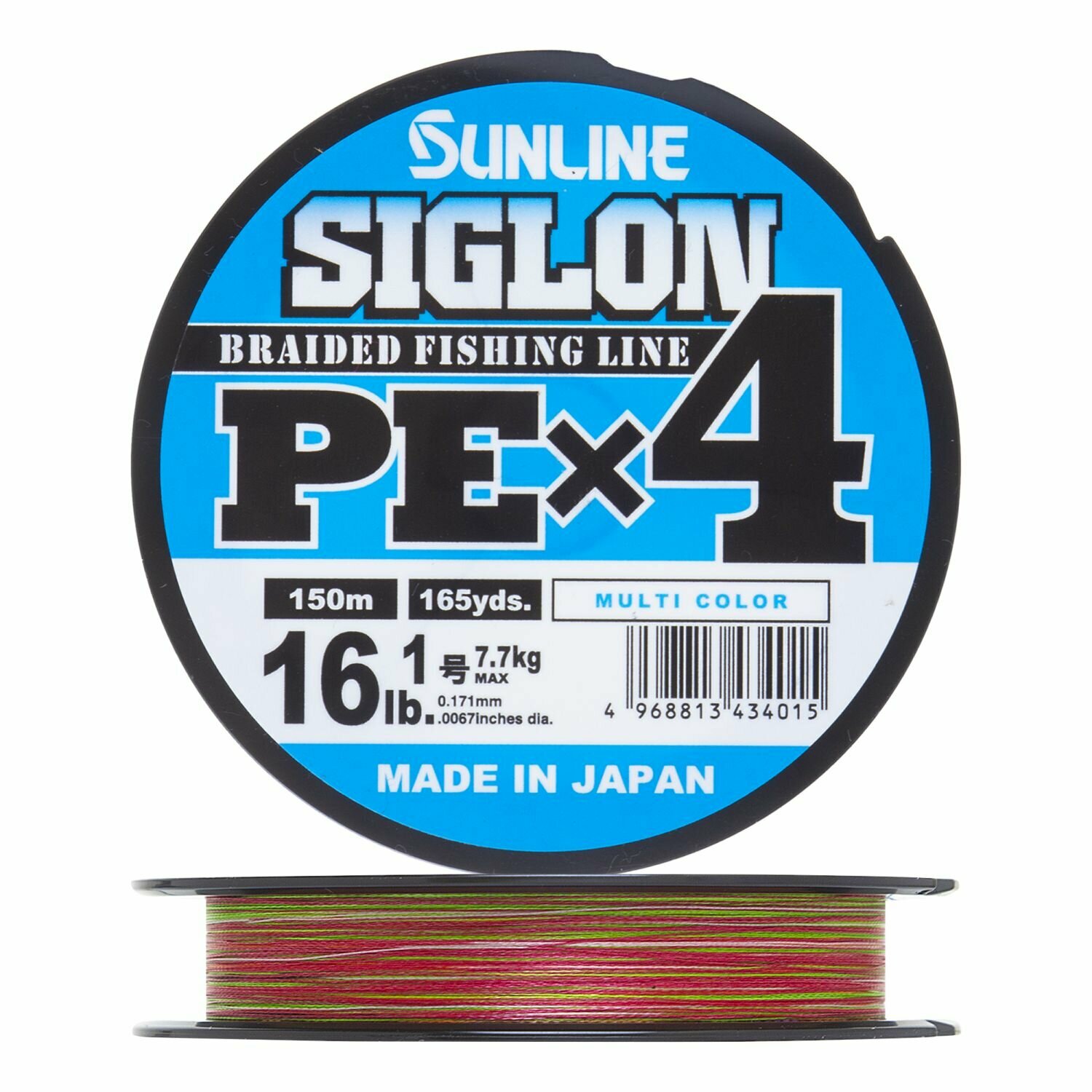 Плетеный шнур для рыбалки Sunline Siglon PE X4 #10 0171мм 150м (multicolor)