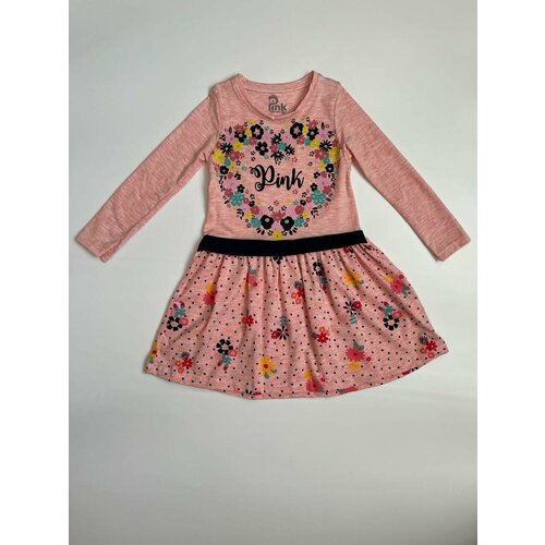 Платье Baby Pink, размер 110 см - 5 лет, розовый пуховик детский fable baby pink pink 122