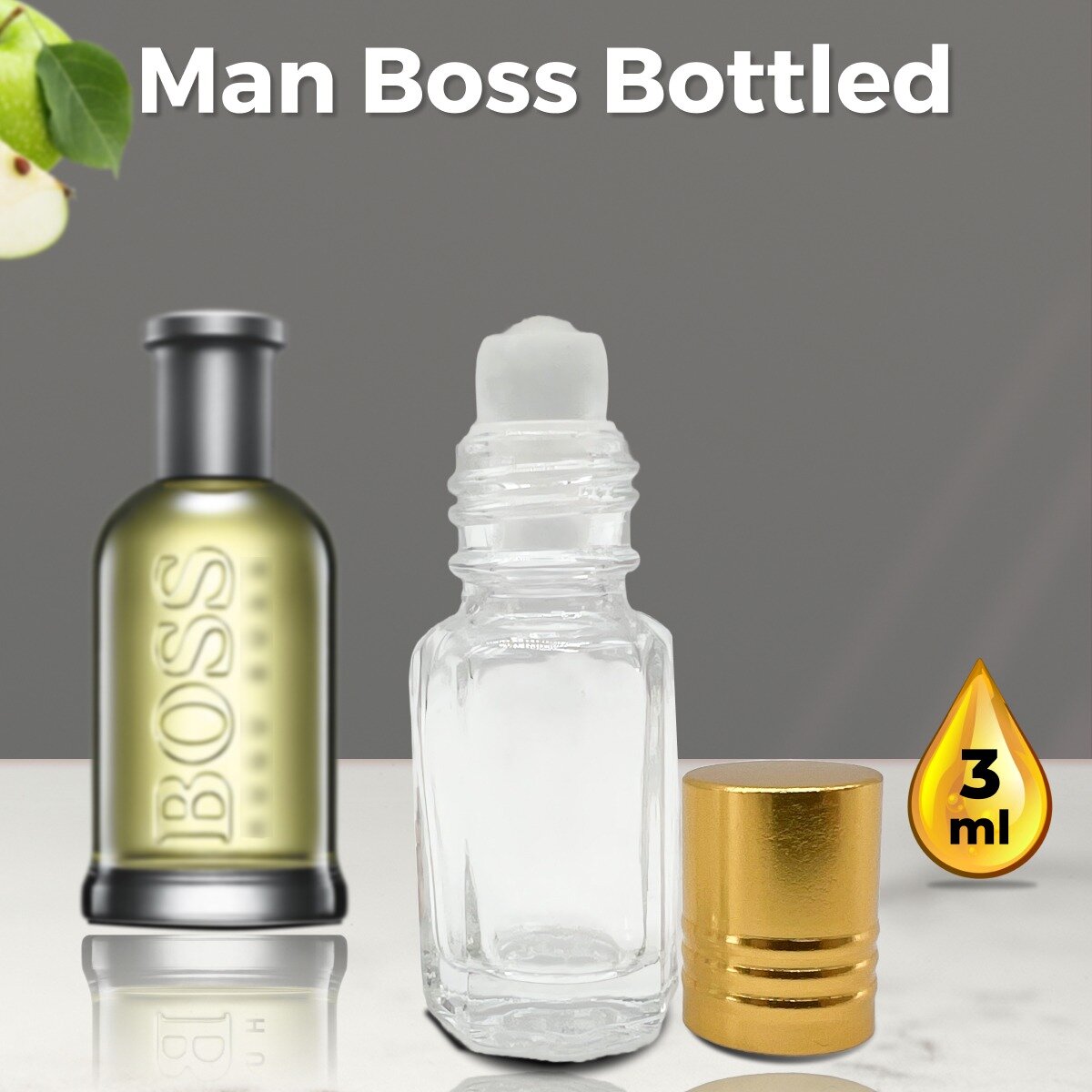 "Boss Man Bottled" - Духи мужские 3 мл + подарок 1 мл другого аромата