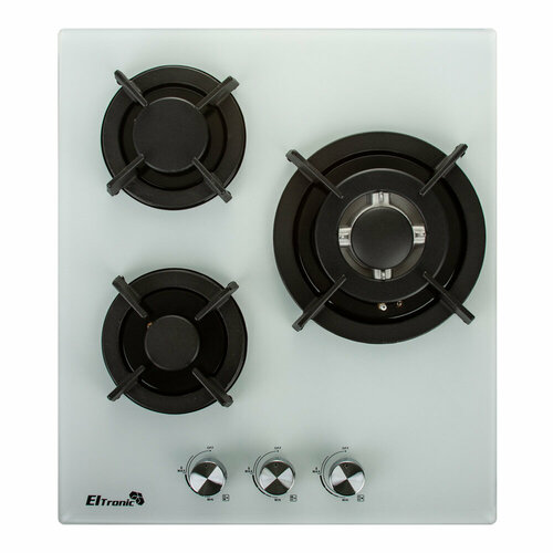 Варочная панель газовая ELTRONIC 33-12 3 конфорки белая 1055000₽