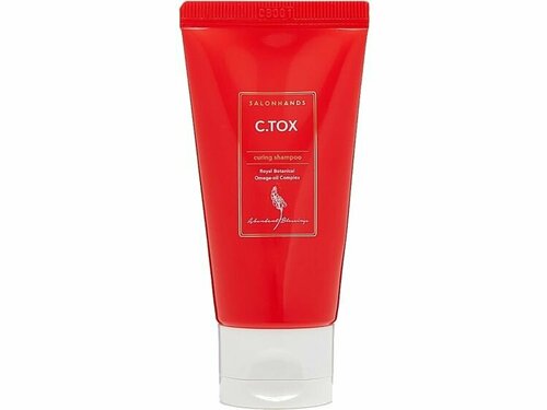 Шампунь для волос в мини-формате Salonhands C.TOX curing shampoo