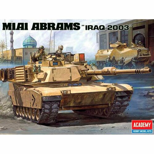 Academy сборная модель 13202 M1A1 Abrams Iraq 2003 1:35 abrams