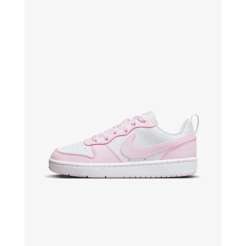 фото Кроссовки nike court borough, полнота 10 (ru)/ на широкую стопу, размер 5y | 37,5 eu, розовый
