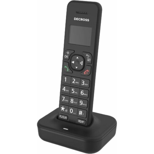 Р/Телефон Dect Decross DC1102B черный АОН