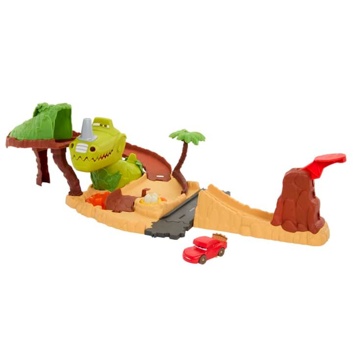 Автотрек с машинками Динопарк автомобилей Cars Disney En Dino Park Play Set HMD74