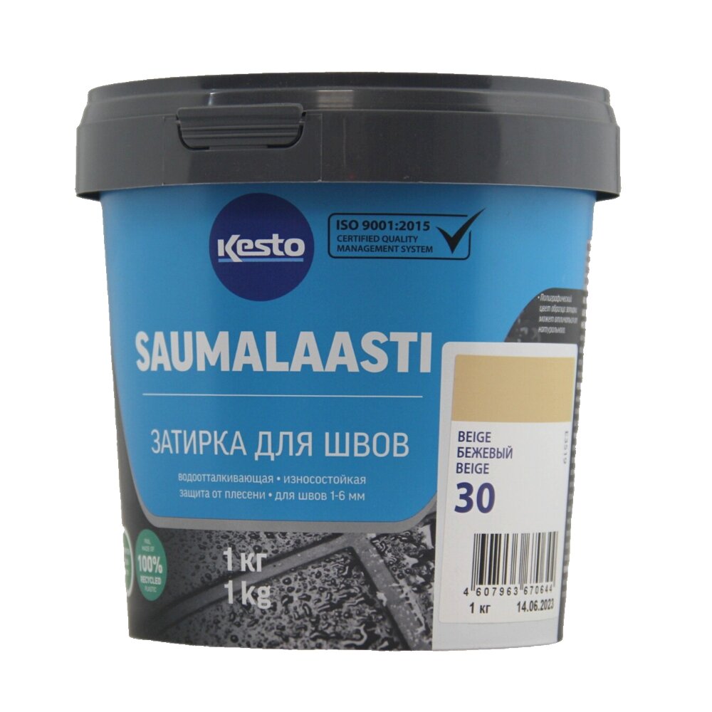 Затирка для швов Kesto Saumalaasti №30 бежевый, 1 кг.