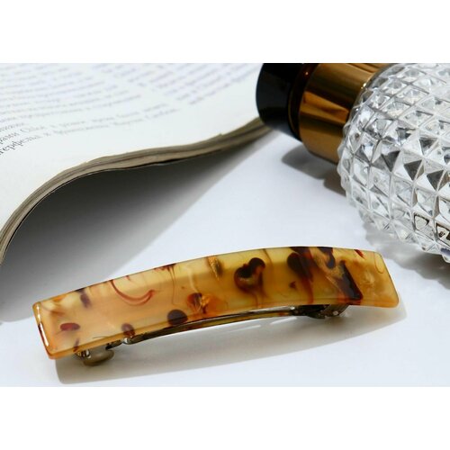 Заколка-автомат для волос Вета узкая пёстрые пятна 85 см 255₽