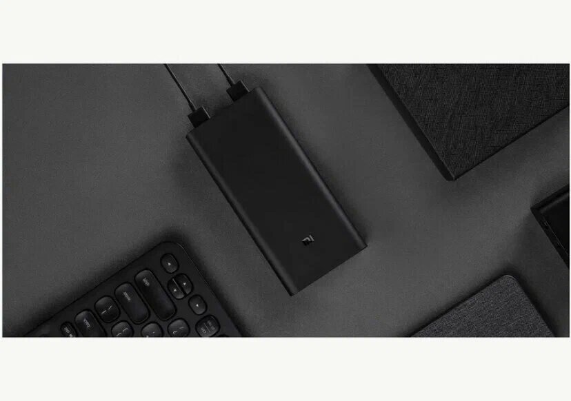 Портативный аккумулятор Xiaomi Mi Power Bank 3, 20000 mAh, черный, упаковка: коробка