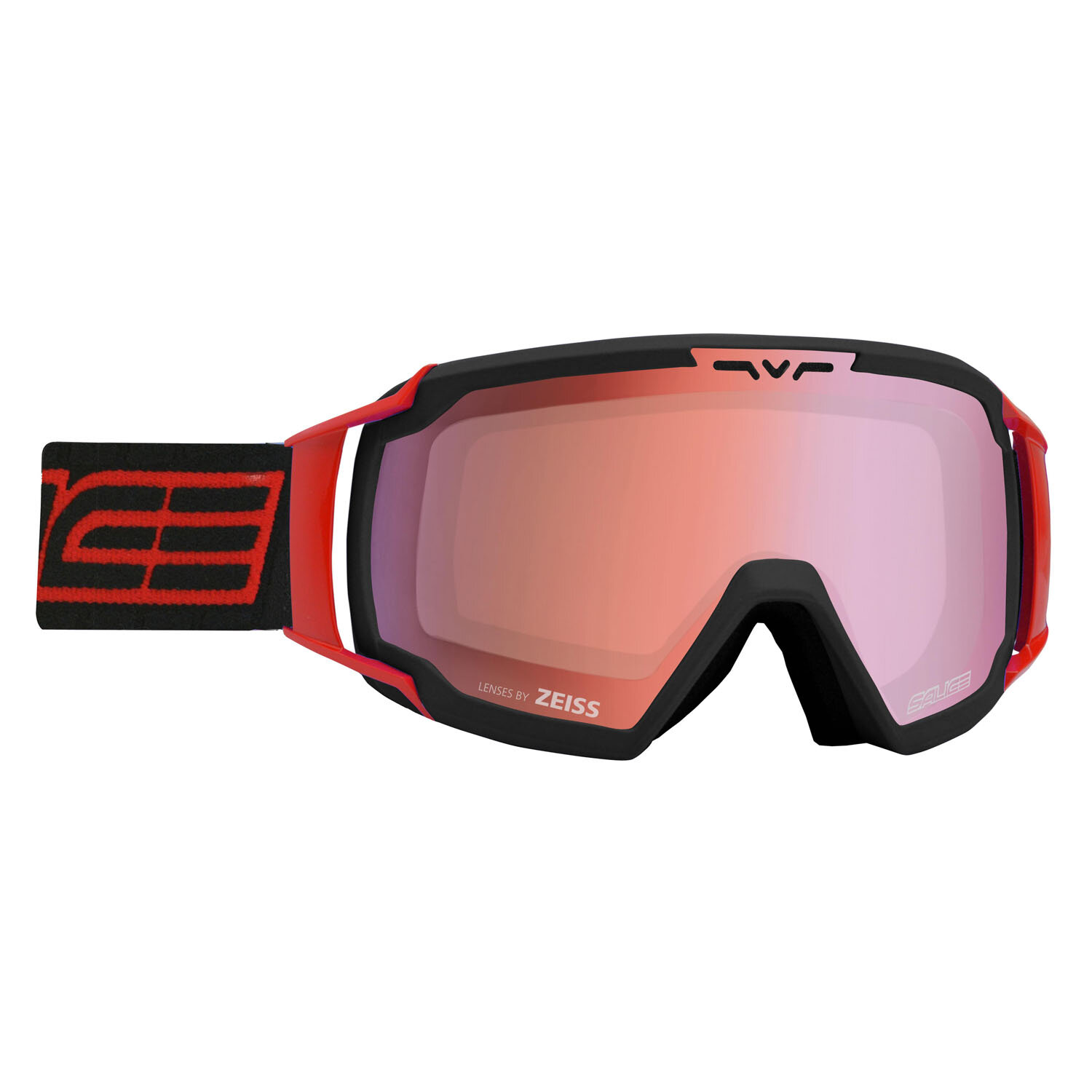 Очки горнолыжные Salice 618DARWF Black/Red/Dav Rw Radium S2