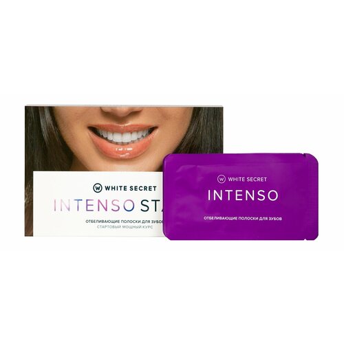 WHITE SECRET Отбеливающие полоски Intenso Start