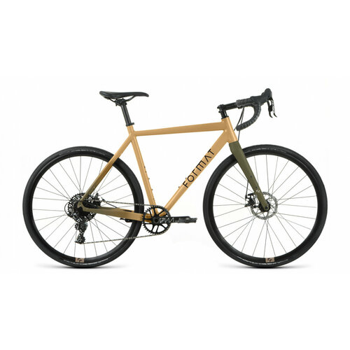 Велосипед Format 2323 (2024) коричневый-мат/темно-зеленый-мат 590 мм
