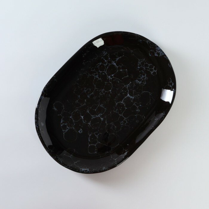 Блюдо керамическое «Вуаль», 31×22 см, h=2,5 см