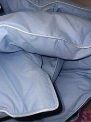 Одеяло пуховое "Вега" зимнее DIEGO натуральное евро 200х220 голубое