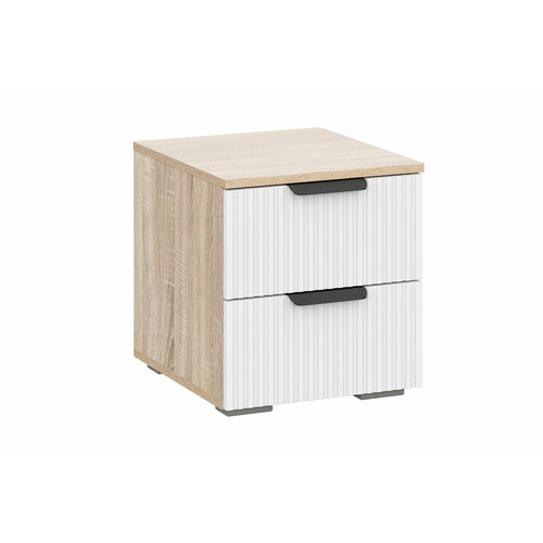 Тумба прикроватная Интерьер-Центр Норд Line Т01-400 дуб сонома софт пломбир 40x454x438 см 5490₽