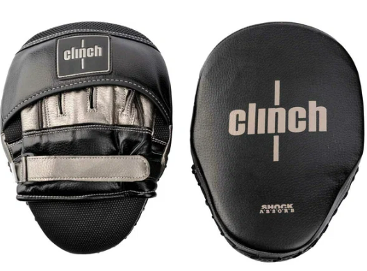 Лапы Clinch Shock Absorb Mitt черно-бронзовые (Лапы Clinch Shock Absorb Mitt черно-бронзовые)