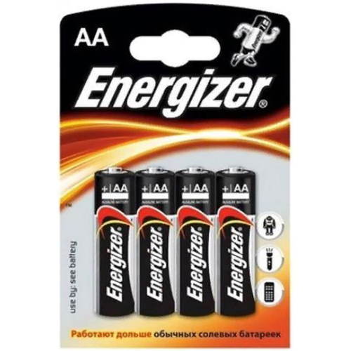 Батарейка AA щелочная Energizer LR06-4Bl MAX в блистере 4 шт.