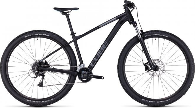 Велосипед 29" CUBE 2023 Aim Race black-n-azure 20"