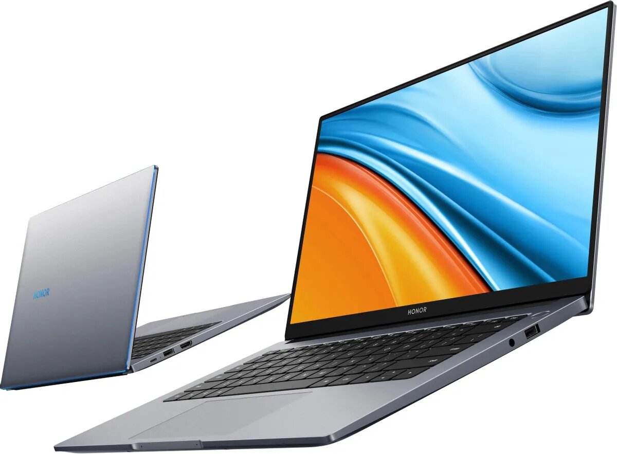 Ноутбук Honor MagicBook 14 NMH-WFQ9HN, 14" (1920x1080) IPS/AMD Ryzen 5 5500U/16ГБ DDR4/512ГБ SSD/Radeon Graphics/Без ОС, серый (5301AFWF)