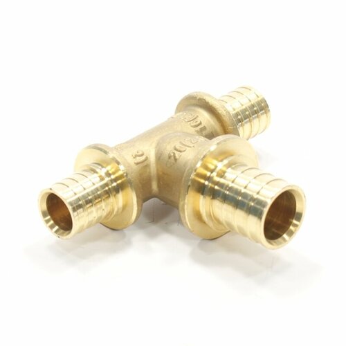 Тройник 16-20-16, General Fittings 3400, 13, надв. гильза-надв. гильза, латунь