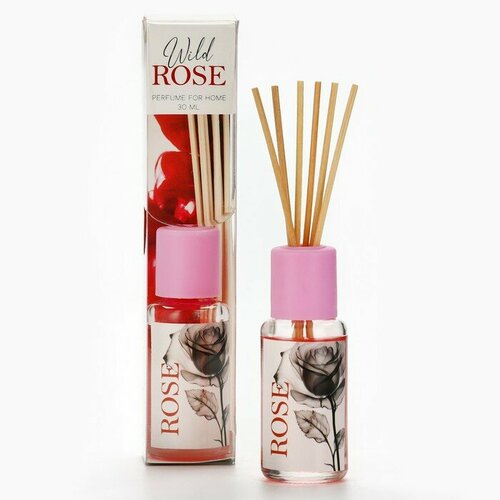 Диффузор ароматический Wild rose аромат роза 30 мл 463₽