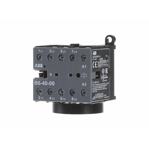 Магнитный контактор 8A 24V AC B6-40-00-24AC – ABB – GJL1211201R0001 – 4013614051760