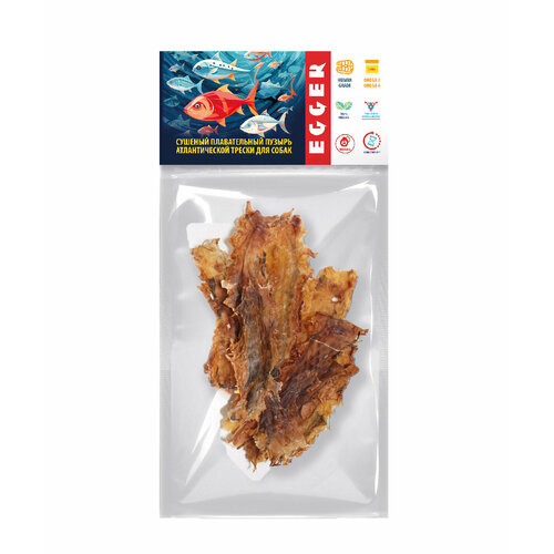 EGGER лакомство плавательный пузырь трески для собак 40 г 322₽