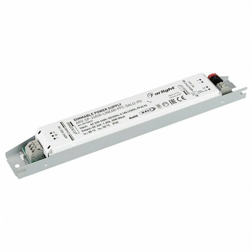 Блок питания ARV-SP-24030-LINEAR-PFC-DALI2-PD (24V, 1.25A, 30W) (Arlight, IP20 Металл, 5 лет) 031106(1) (7 шт.)