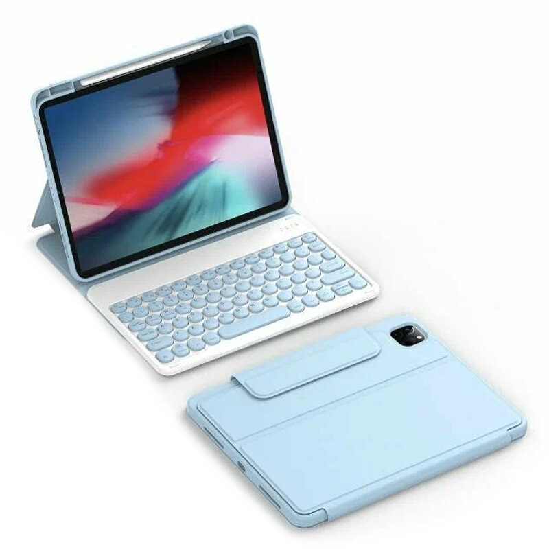 Чехол Wiwu для APPLE iPad 10 10.9 2022 Protective Keyboard Blue 6976195091496