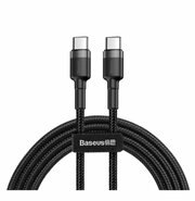 Кабель Baseus Cafule PD USB Type-C - USB Type-C, черный/серый