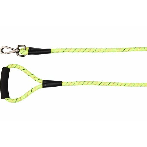 Поводок для собак Flamingo RIMO 100 см 12 мм жёлтый 1932₽