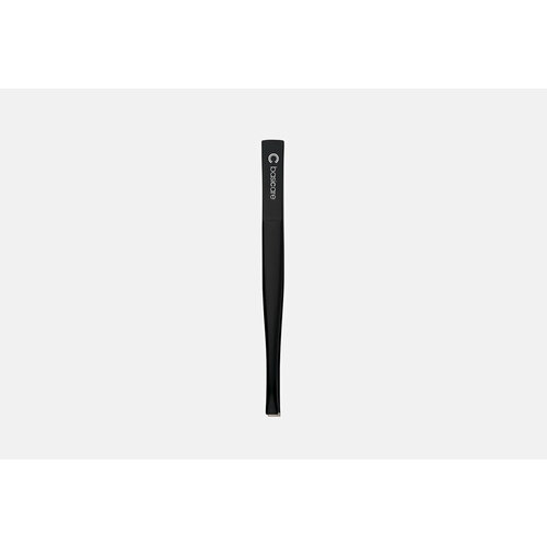 Пинцет чёрный матовый с плоскими кончиками BASICARE MATT BLACK TWEEZERS -FLAT TIPS 1шт 924₽
