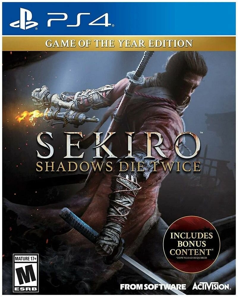 Игра Sekiro Shadows Die Twice Game of the Year PS4 (Русская версия)