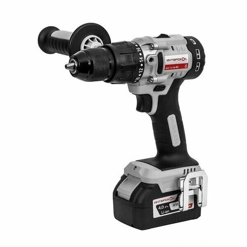 Дрель-шуруповерт аккумуляторная ударная Интерскол ДАУ-1318В 80 7864170 18В 4Ач Li-Ion 1 АКБ и ЗУ 52429₽