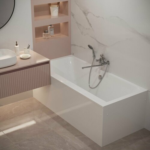 Ванна акриловая Apeggo Rossi 18080 см белая GG50020WH 35235₽