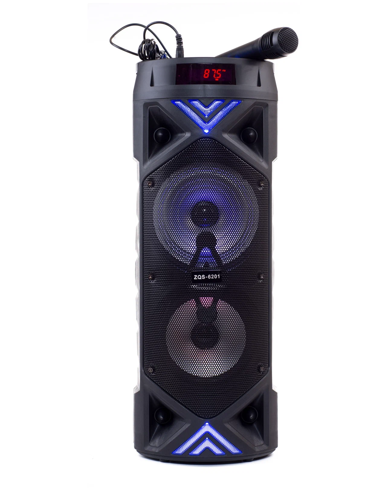 Портативная акустика BT SPEAKER ZQS-6201, 30 Вт, черный