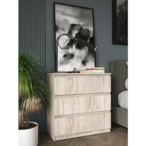 Комод деревянный узкий с ящиками под вещи 80 см