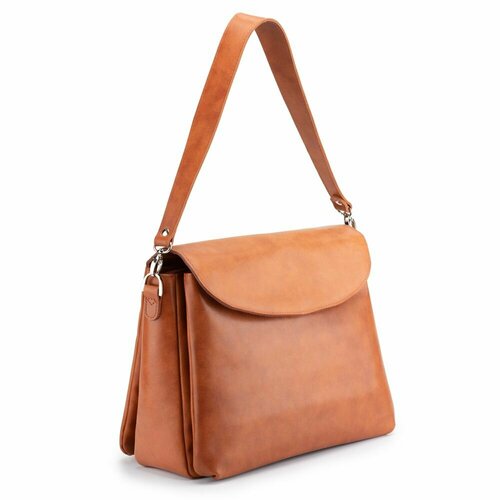 Сумка кобура Кожинка, фактура матовая, коричневый