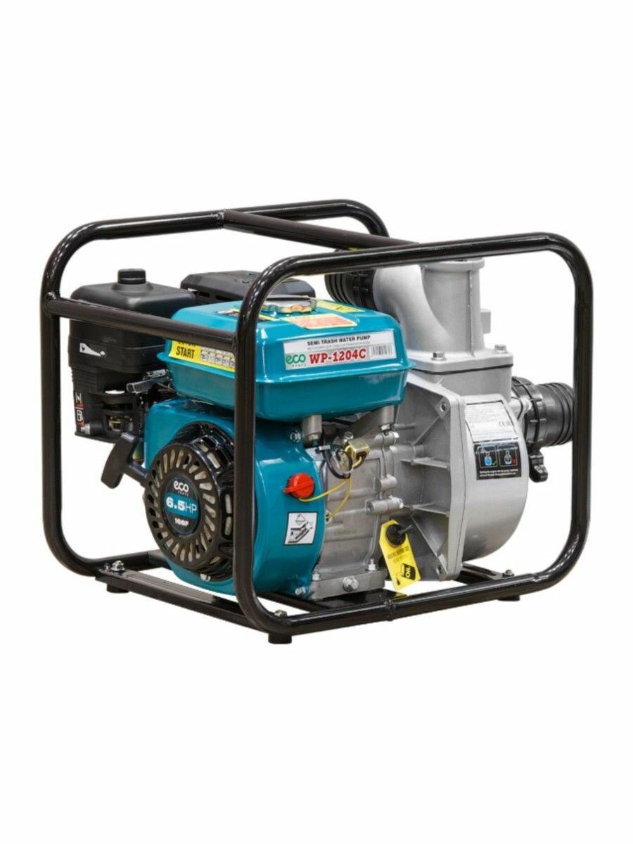 ECO Мотопомпа бензиновая 4.9 кВт 6.5 л.с WP-1204C