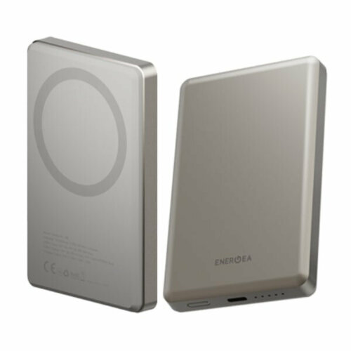 Ультратонкий внешний аккумулятор EnergEA Alupac Air 10K 10000MAH MAGSAFE натуральный титан Titan AP-AIR10K-NAT 6050₽