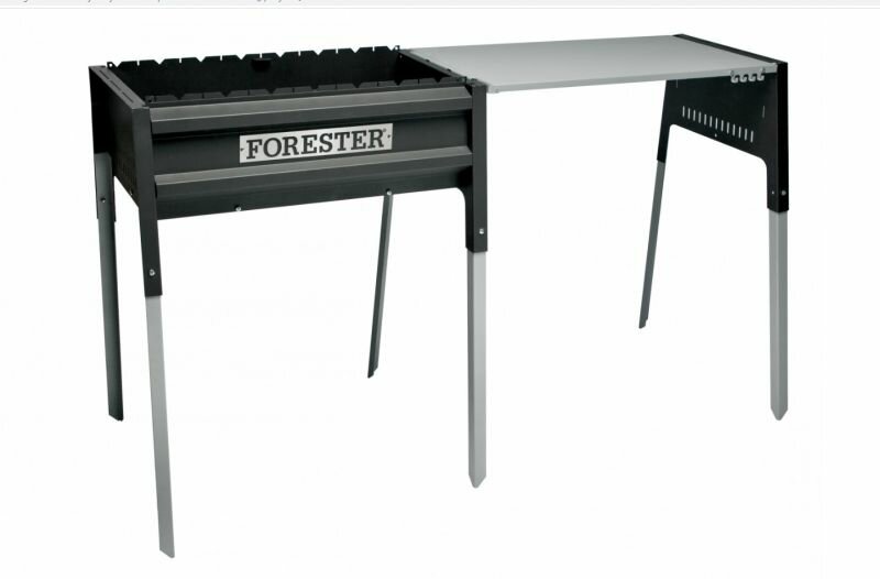 фото Мангал FORESTER BQ-702? 65х36 со столом-крышкой