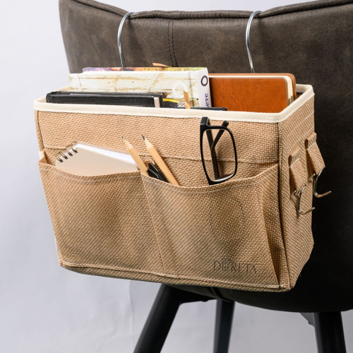 Органайзер для хранения вещей, мелочей, подвесной с карманами, прикроватный.