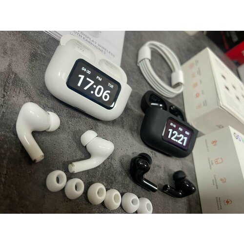 Наушники с шумоподавлением и дисплеем air pro2 2900₽