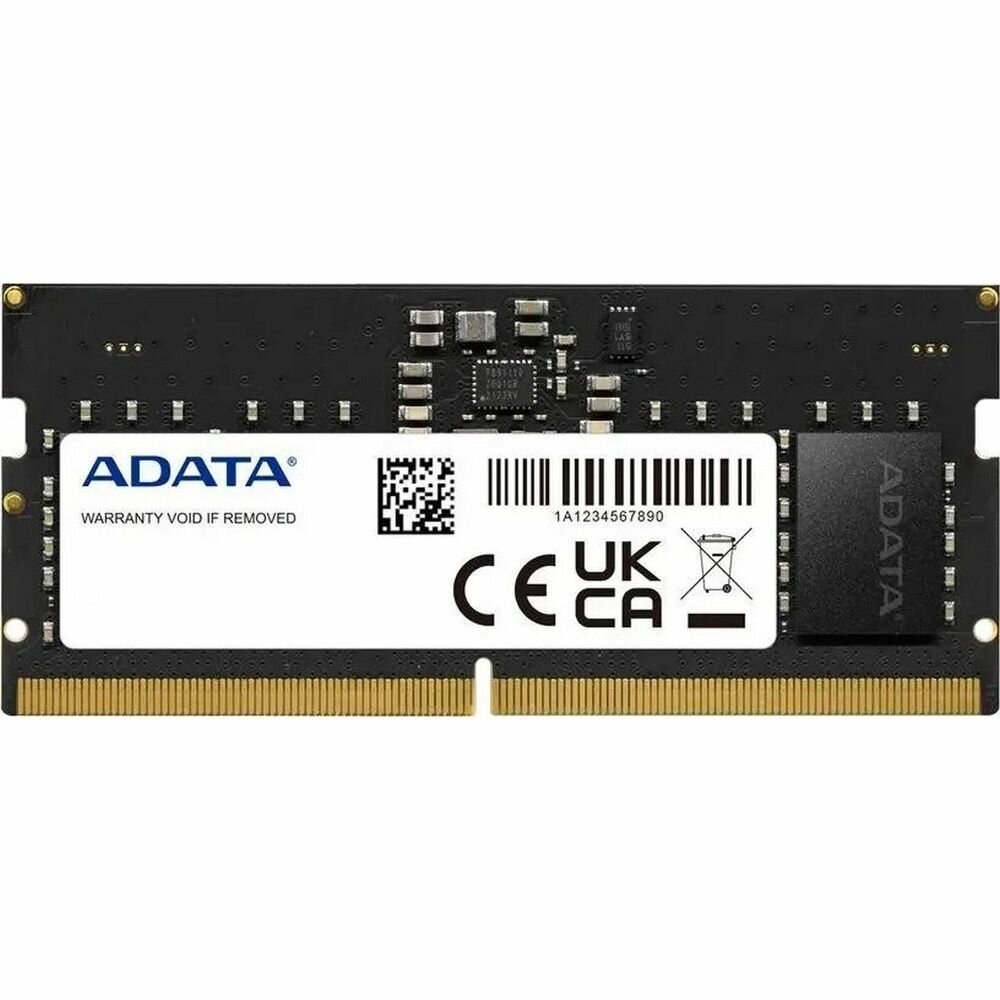 Модуль памяти ADATA 8GB DDR5 4800 SO DIMM Non-ECC, CL40, 1.1V, Bulk