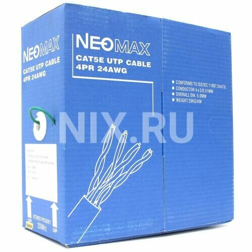 Кабель UTP Neomax NM10111, бухта 305 метров