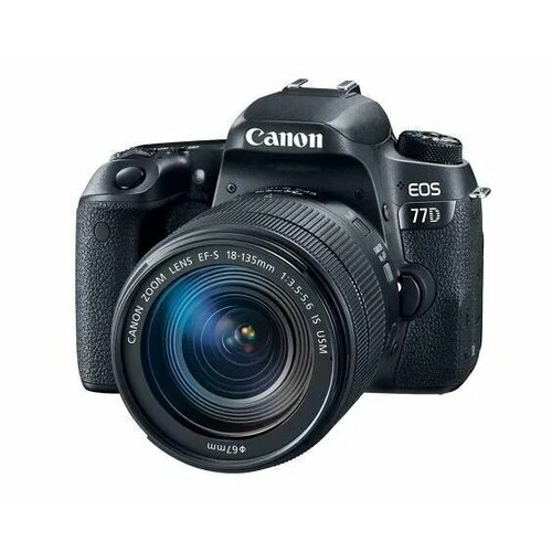 Фотоаппарат Canon EOS 77D kit 18-135 IS USM nano 10650000₽