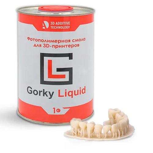 Фотополимерная смола Gorky Liquid Dental Crown LCD A1-A2 (1000 гр)